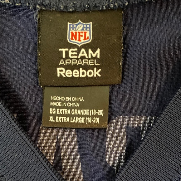 Reebok Navy Blue Brady Patriots Jersey - Picture 6 of 7